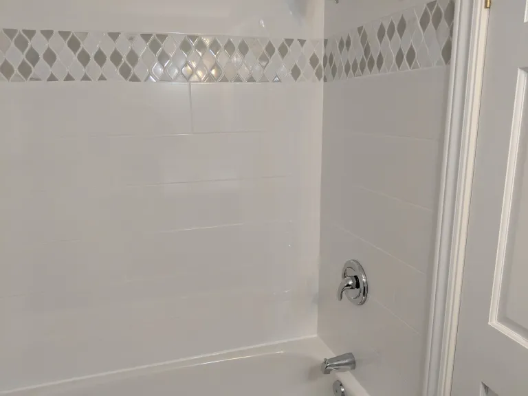 accent strip installed