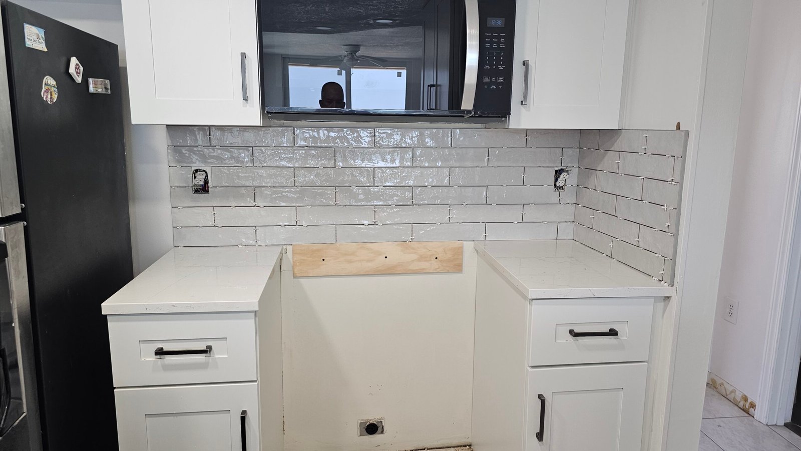 Modern home interior remodeling and flooring project in Volusia County