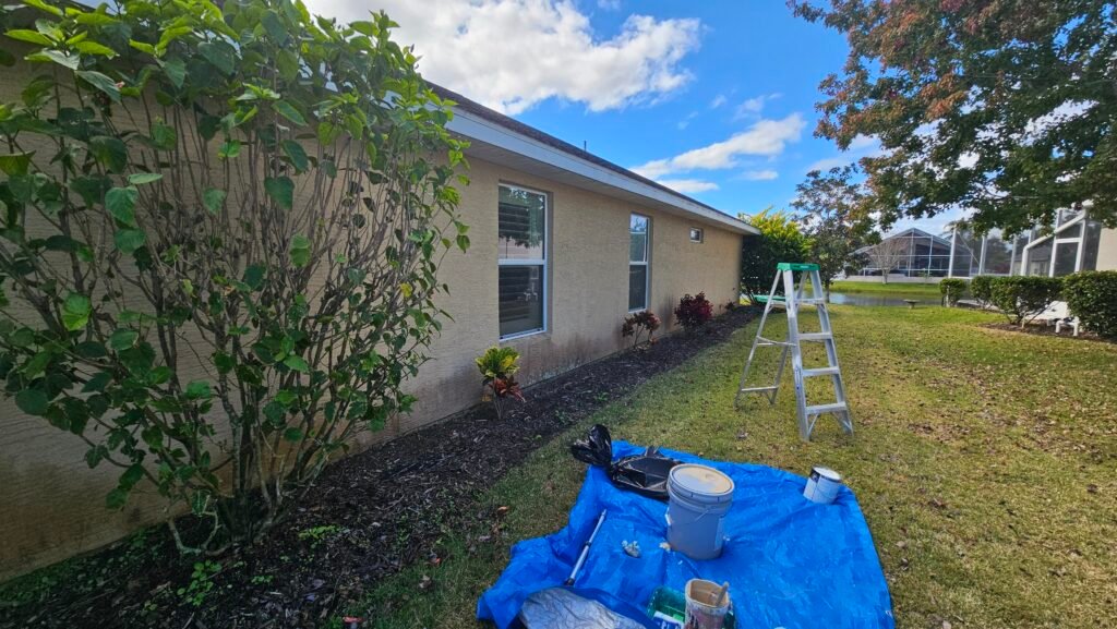 Expert exterior home painting and surface preparation.