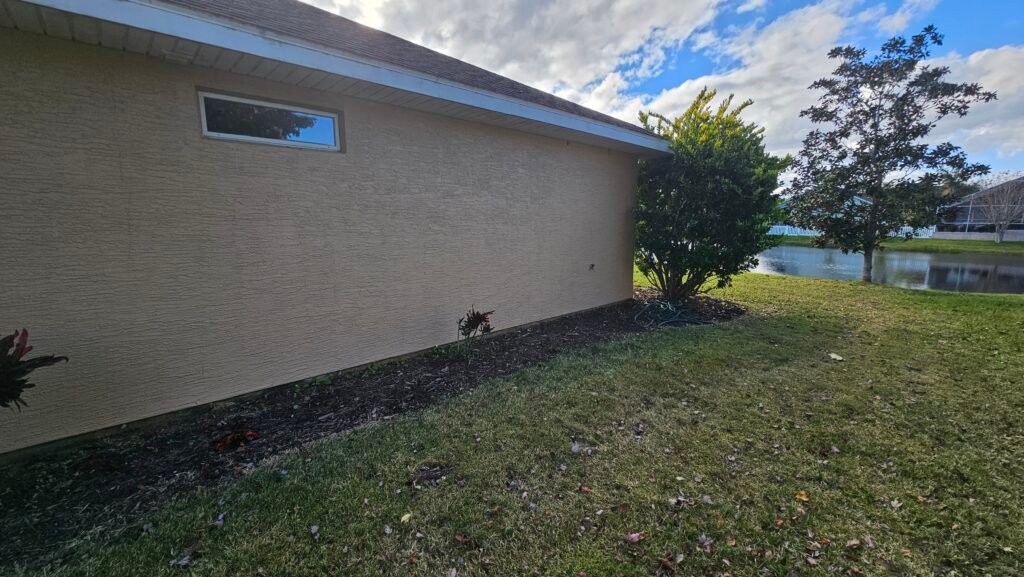 Professional exterior house painting and surface protection in Florida.