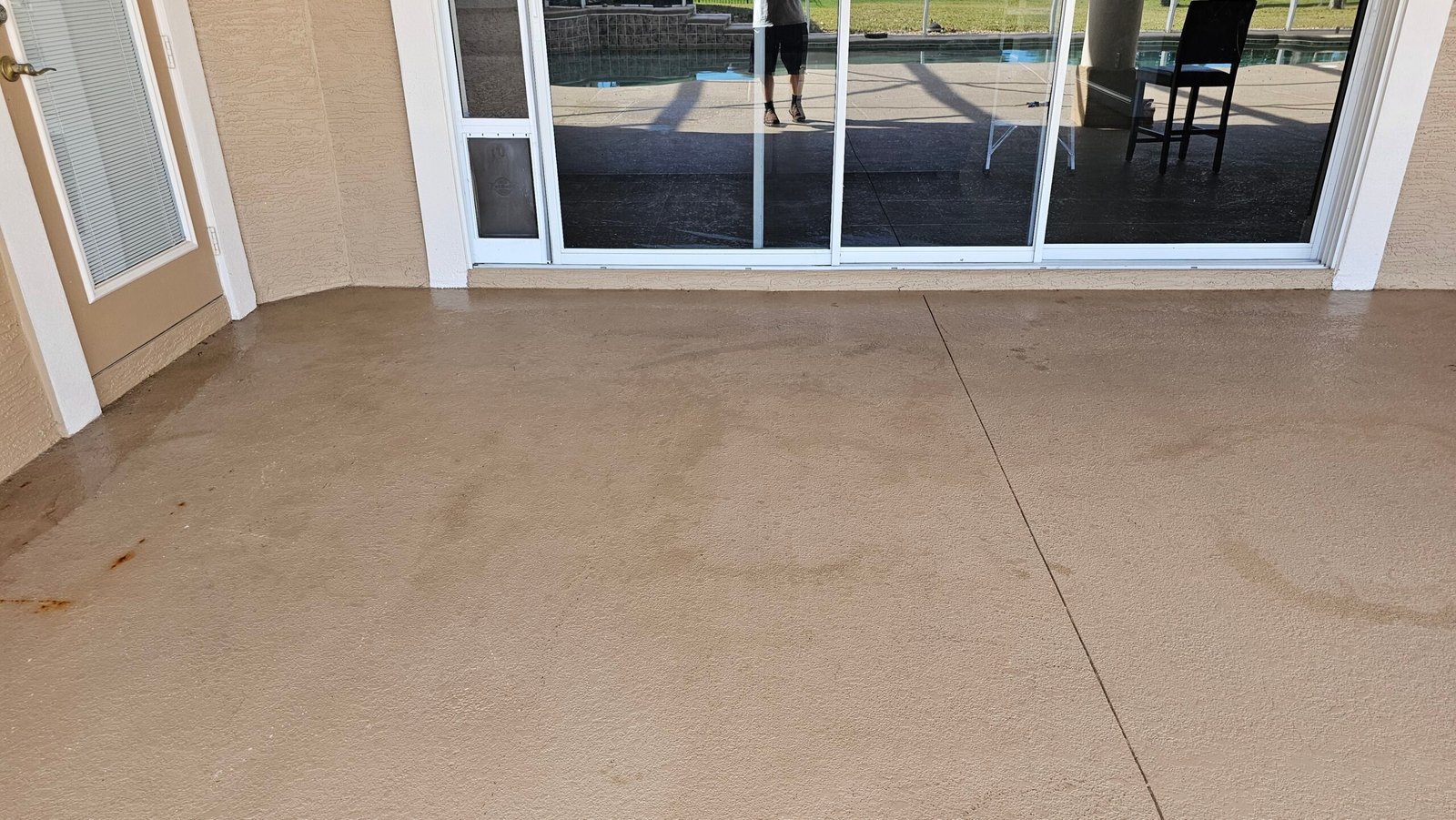 Modern bathroom vanity and mirror installation in Daytona Beach - Florida's Handyman and Renovation Services