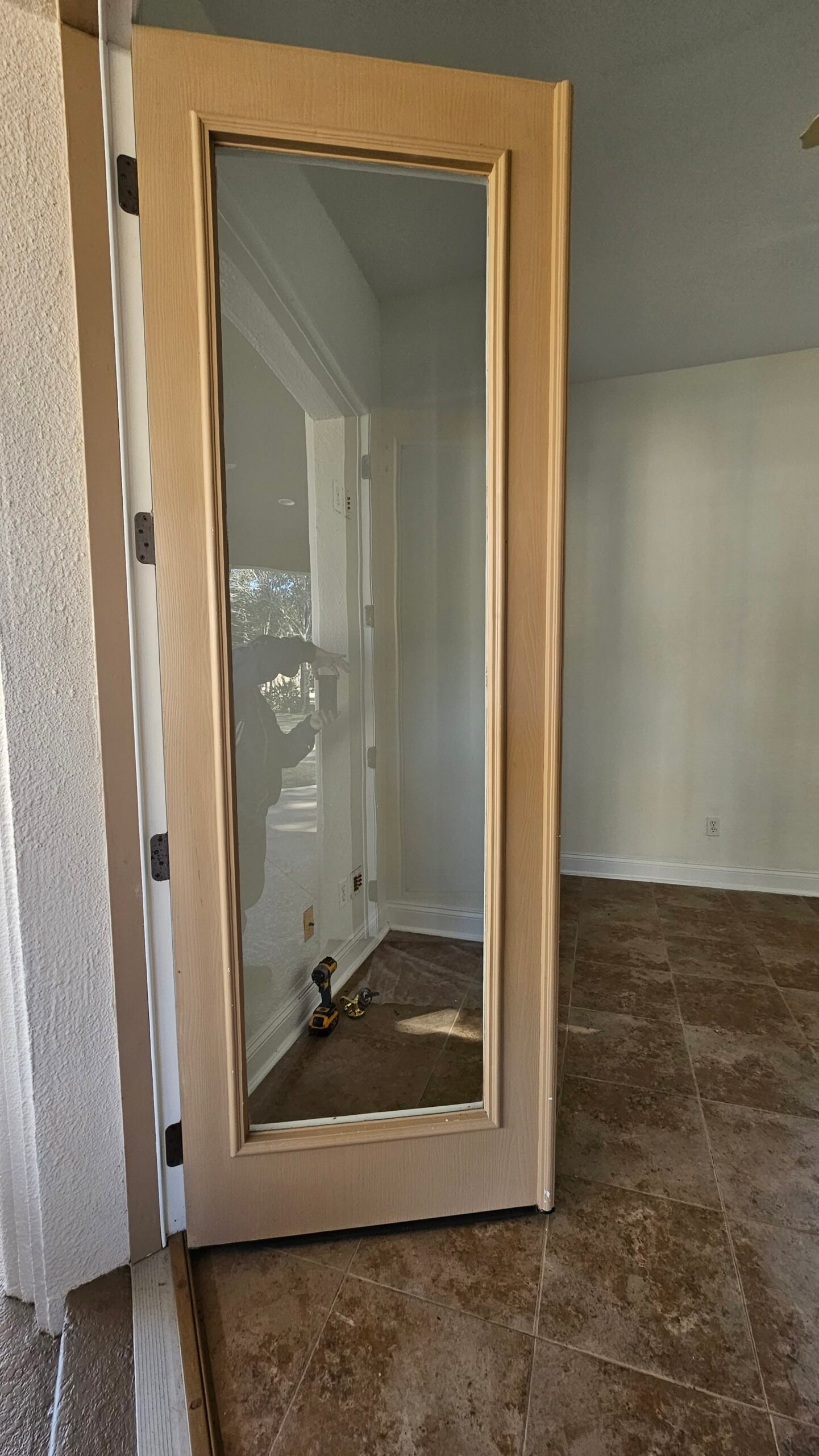 Professional bathroom tile installation detail in Daytona Beach - Florida's Handyman and Renovation Services