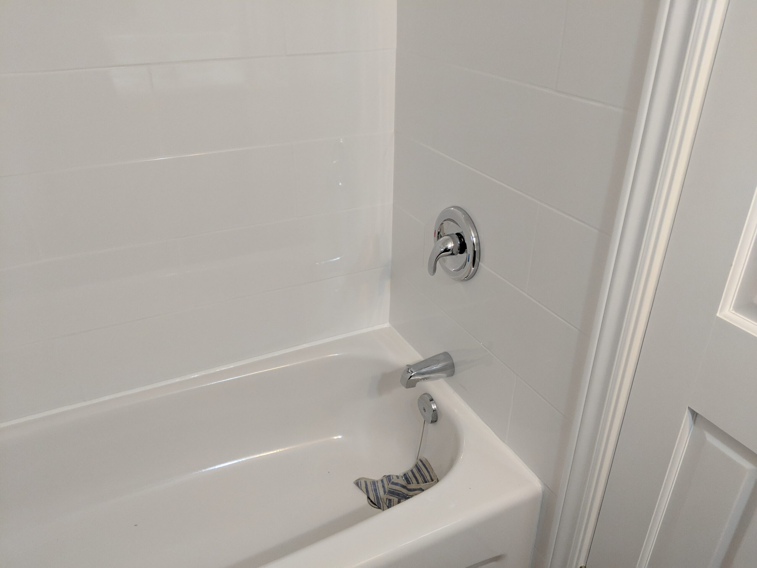 Custom bathroom tile work and fresh paint in Daytona Beach Florida
