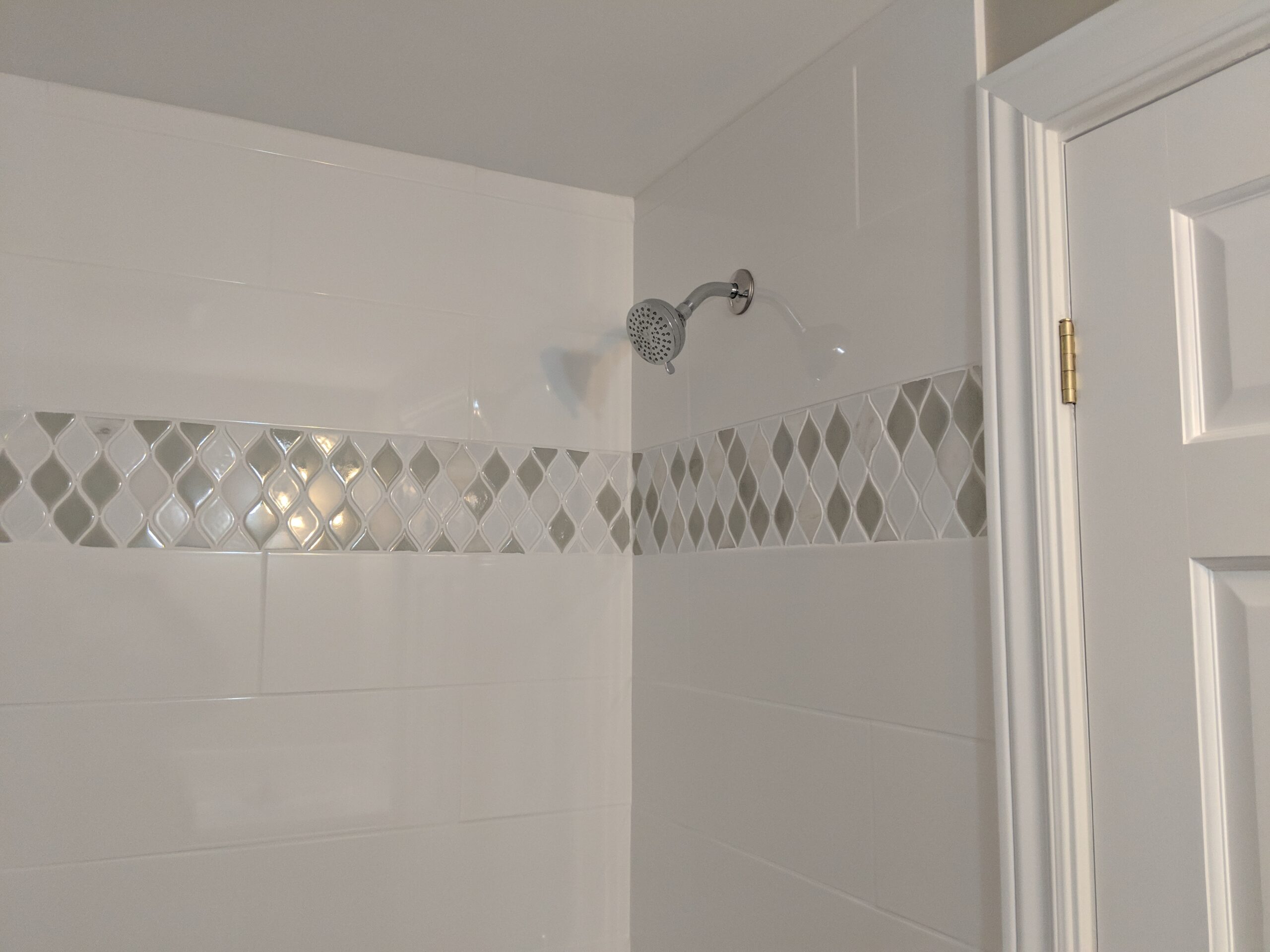 Bathroom remodel with new tile and interior paint in Ponce Inlet Florida