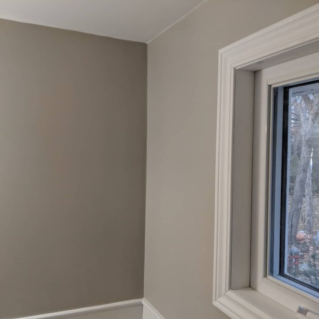 Modern bathroom remodeling with new tile and paint in Daytona Beach Shores Florida