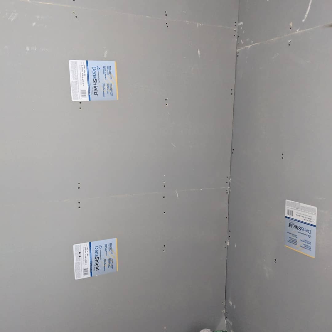 Modern bathroom remodeling with new tile and paint in Daytona Beach Florida