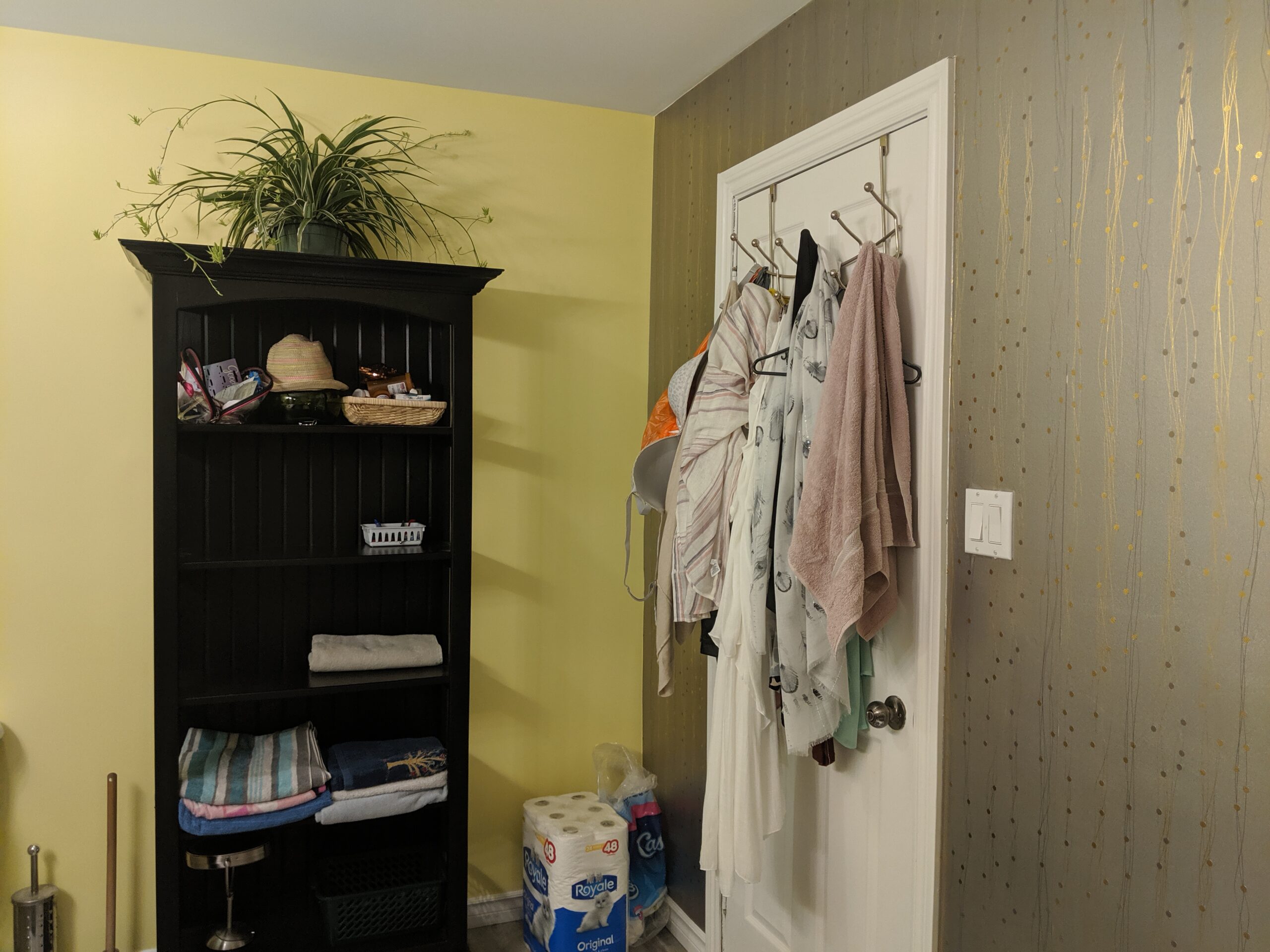 Custom bathroom renovation with new tile and paint in New Smyrna Beach Florida