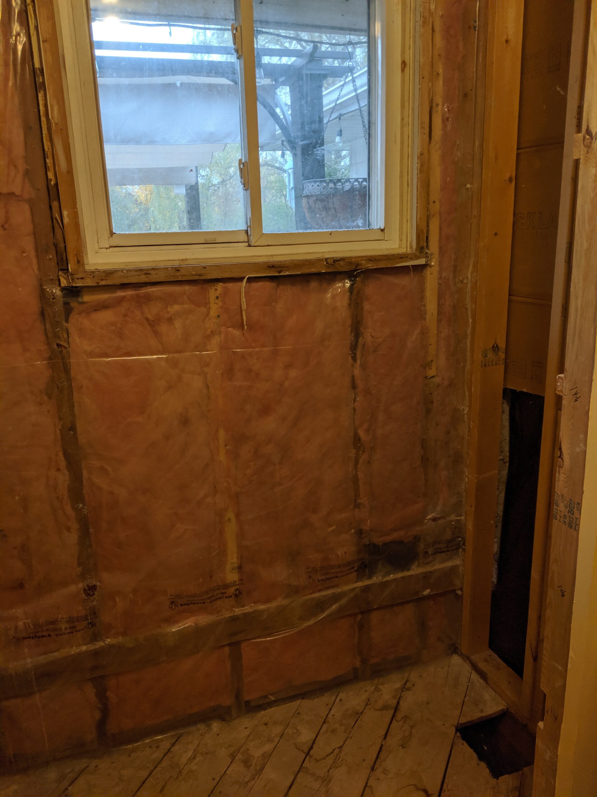 Custom bathroom renovation with new tile and paint in New Smyrna Beach Florida